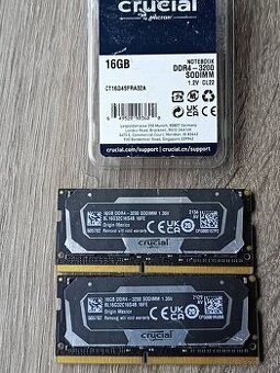 Crucial Ballistix DDR4 3200MHz 32GB (2x16) SoDimm