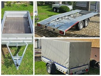 Prenájom Autoprepravnik, prívesný vozik jedno a dvonápravový