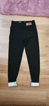 Hrubé legíny podšité plyšom S / Nové