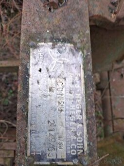 Predám 3jak originál pluh