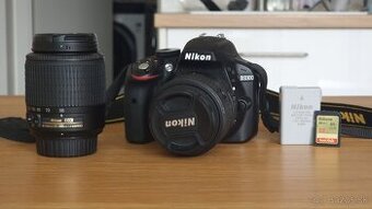 Nikon d3300 + 18-55 + 55-200