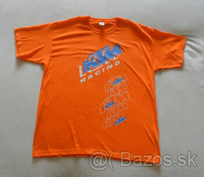 KTM triko, tričko oranžovo modré
