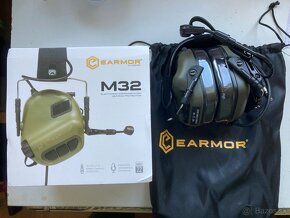Earmor M32 mod.4 +Earmor PTT+ pavúky, s dopravou