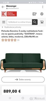 Rozkladacia pohovka Konsimo, nová