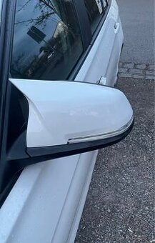 KRYTY SPÄTNÝCH ZRKADIEL BMW M-Style BIELE