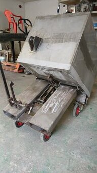 Výklopný kontajner s kolieskami 800x600mm,