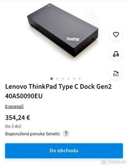 Lenovo ThinkPad Type C Dock Gen2 40AS0090EU