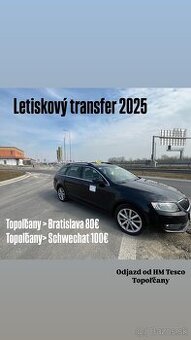 Letiskový transfer Topoľčany - Partizánske