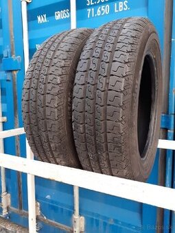 2x 165/70R14C Letné pneu Matador