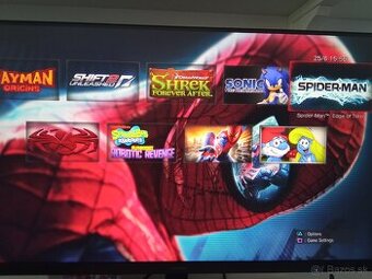 PS3 Slim, 2 ovladace, 22 hier