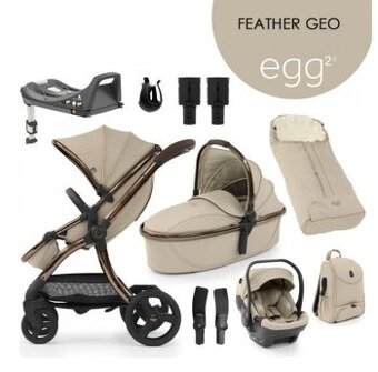 Predam kocik Egg2 Feather Geo, 3-kombinacia
