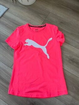 Puma sýto ružovo koralové tričko číslo 152 nove