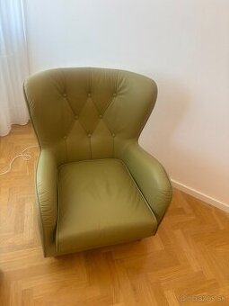 Uplne nove kozene kreslo - 1