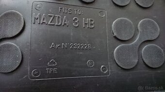 Gumová vaňa do kufra Mazda 3 Hatchback 2019+
