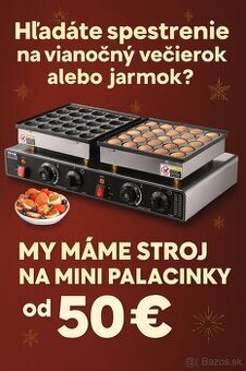 Prenájom MINI palacinkovača – ideálne na vianočné akcie 🎄✨