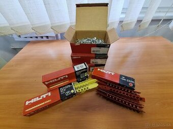 Predám hilti klince a  patróny