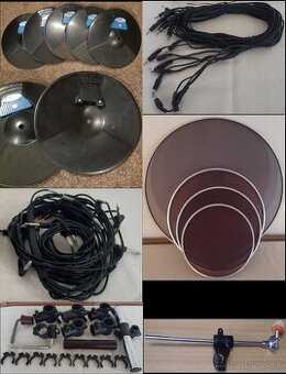 Síťové blány, snímače, kabeláž, příchytky, redukce atd.