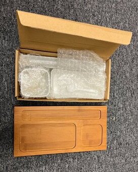 Servírovacie misky s dreveným podnosom (nové)