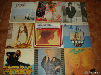 predám LP platne od talianskych a francúzkych interpretov