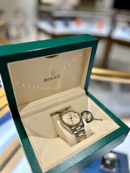 Rolex Datejust 41 Bicolor Oyster náramok (2024) Champagne