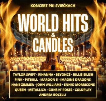 Listky na valentinsky koncert WORLD HITS