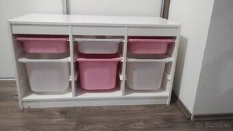 Úložnú skrinka s boxmi IKEA Trofast