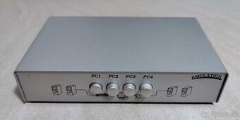 ✔️ kvm switch pre 4 pocitace a 1 monitor