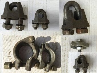 Lanové a otočné svorky rôzne druhy ČSSR