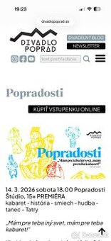 Popradnosti v Popradskom divadle