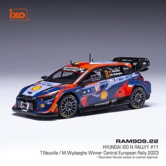 Modely Hyundai i20 N Rally1 1:43 IXO