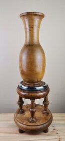 Originálna drevená váza
