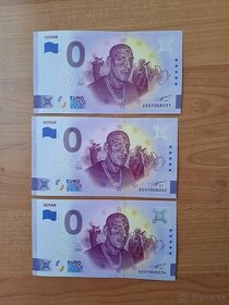 0 eur bankovka suvenir Separ