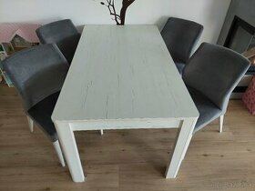 Jedálenský stôl + 4 stoličky - 1