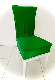 navleky potahy na stoličky - zeleny kratky - 1