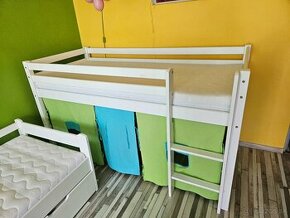 Detská vyvýšená posteľ 180 x 80
