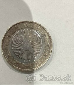 1 euro Nemecko 2002 minca