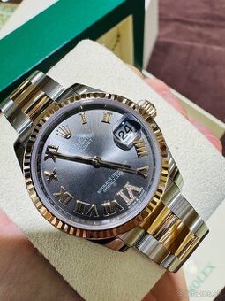 Rolex Datejust ružove zlato diamanty 31m