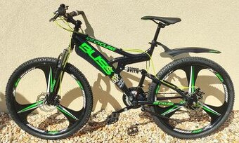 Celoodprúžený horský bicykel