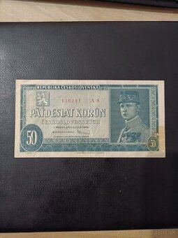 Bankovka 50kčs 1948 A8