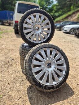 Predám elektróny 5x112r17 originál VW s pneu 225/45r17