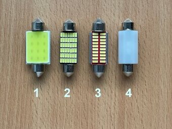C5W led žiarovky -viac veľkostí a typov (COB, SMD)