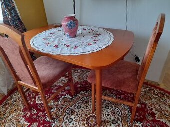 Stol a 2 stoličky