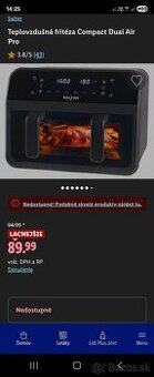 Predám teplovzdušnú frítézu
