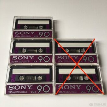 AUDIOKAZETY - MC KAZETY - SONY UCX 90 CHROME