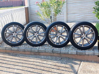 4x obute alu AEZ 5x112 R19 J-8 ET 39 pneu m+s 245/45 r19