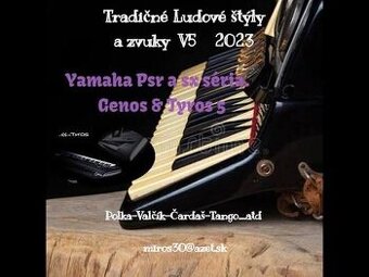 Východ  V5 Štýly Yamaha psr sx - Genos