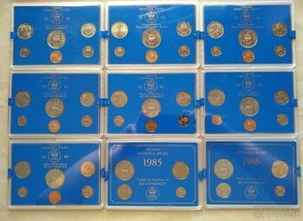 Švédske a Nórske sady mincí