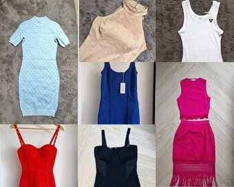 NOVE Guess letne,zimne monogram saty XS - M