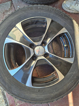 Letné pneumatiky Nokian 175/65 R14 + disky Abarth