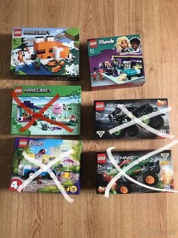 Nové Lego- Minecraft, Friends, Technic